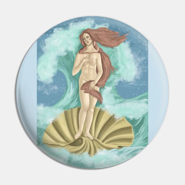 The birth of Venus Pin by JessicaJaneAusten