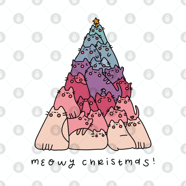 Meowy Christmas by maiadrawss