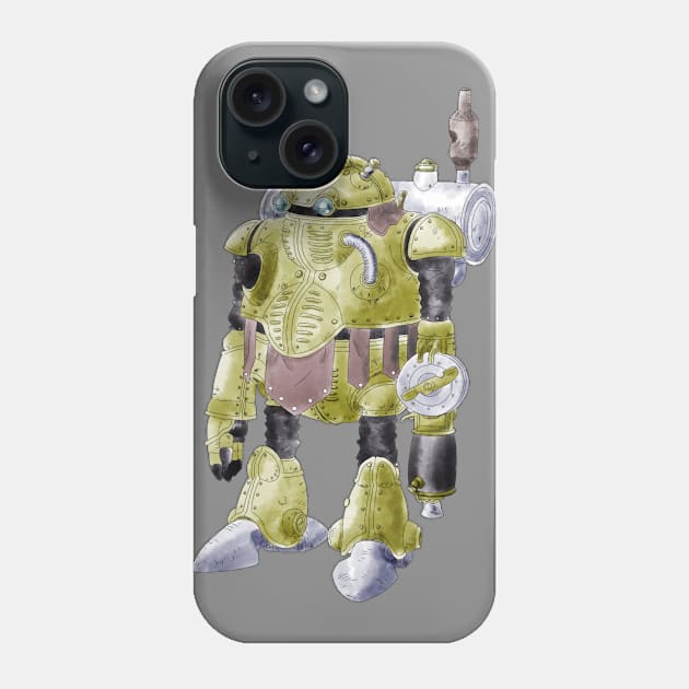 Robo Watercolor Phone Case by GingerCatGirlPrime 