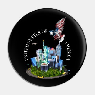 Random Buildings in the USA Pin