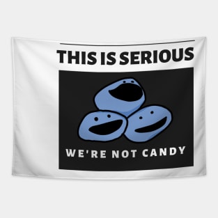 This is Serious! We're Not Candy! Tapestry