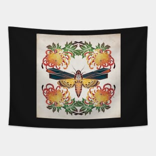 botanical moth Tapestry