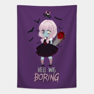 Hell Was Boring Tapestry