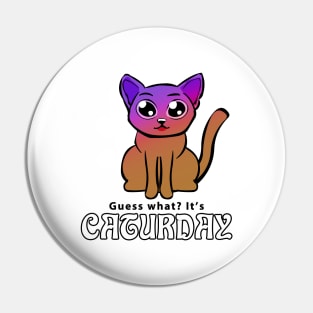 Guess what? It's Caturday Pin