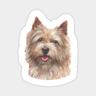 Norwich Terrier Watercolor Art Magnet