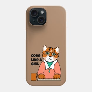 Code Like a Girl Phone Case