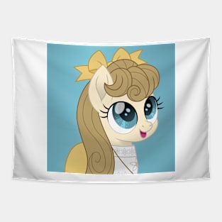 Pollyanna pony portrait Tapestry