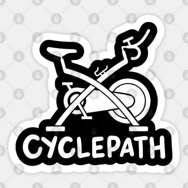 Indoor Cycling Cyclepath Spin Class Workout Design - Indoor Cycling - Sticker