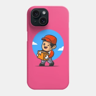 Courier Shipping Package Cartoon Phone Case