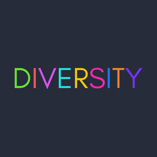 Diversity Tee Shirt Bright, Dark or Light by PastaBarb1