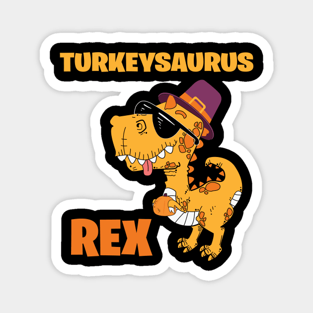 Turkeysaurus Rex Magnet by HandrisKarwa