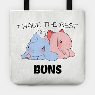 I have the best buns (pastel version) Tote