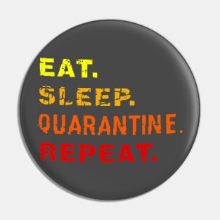 eat, sleep, quarantine, repeat Pin