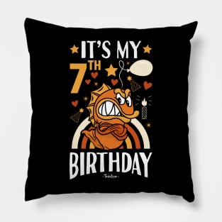 7th Birthday Fish Pillow