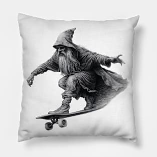 Skate Wizard doing his thing Pillow