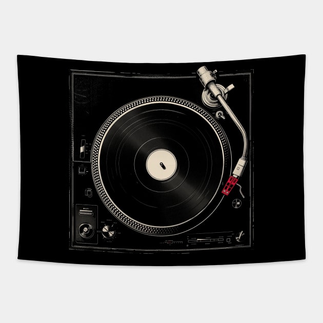 ClassicTurntable - Vintage Audio LP Vinyl Record Player Tapestry by UrbanLifeApparel
