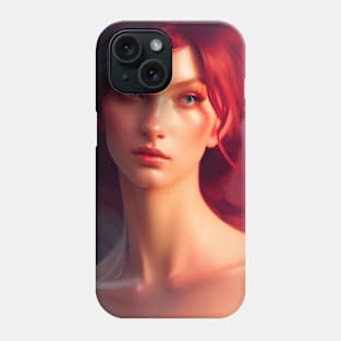 Pretty Fantasy Red Witch Artwork Phone Case