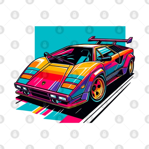 Lamborghini Countach by Vehicles-Art