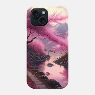 Cherry Blossoms-Oil Paint Phone Case