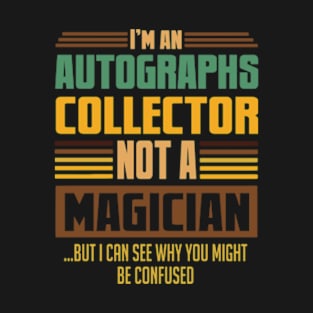 Autograph Collector Retro Vintage Style T-Shirt