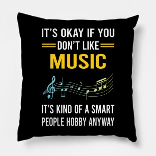 Smart People Hobby Music Pillow