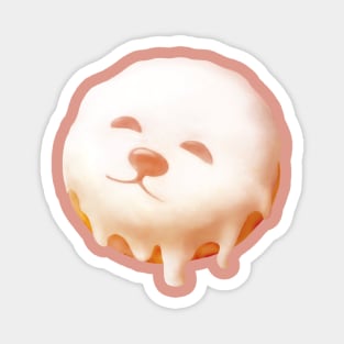 Smile Dog Donut Magnet