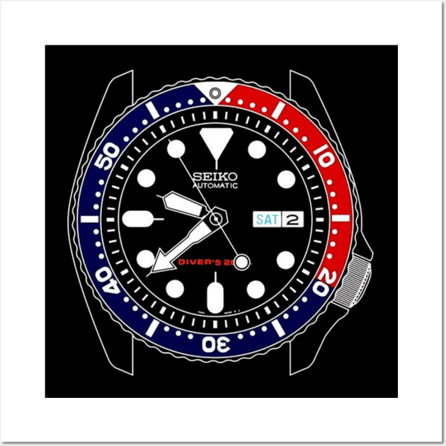 Seiko Skx Watch - Seiko Skx007 - Posters and Art Prints TeePublic