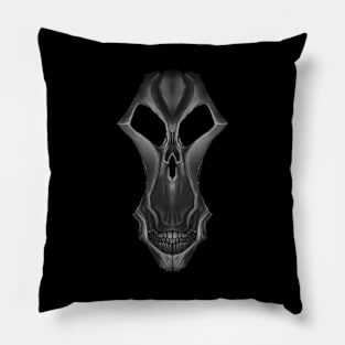 Long creepy skull design Pillow