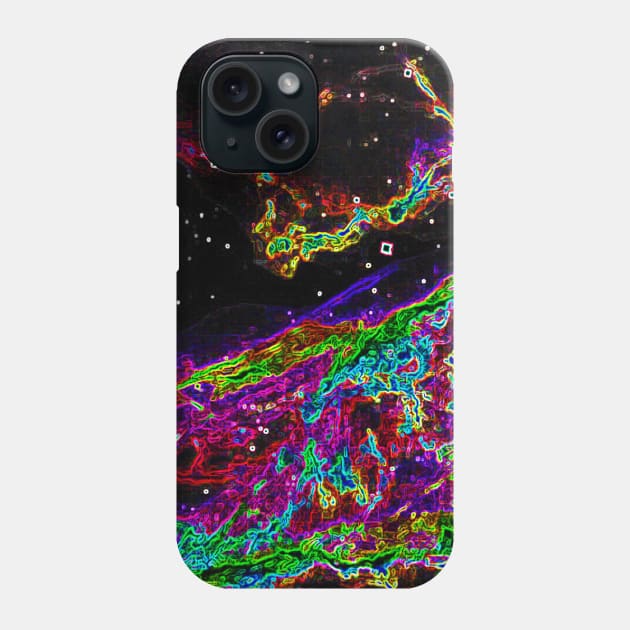 Black Panther Art - Glowing Edges 455 Phone Case by The Black Panther