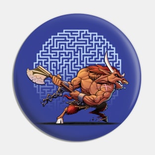 Minotaur Running Pin