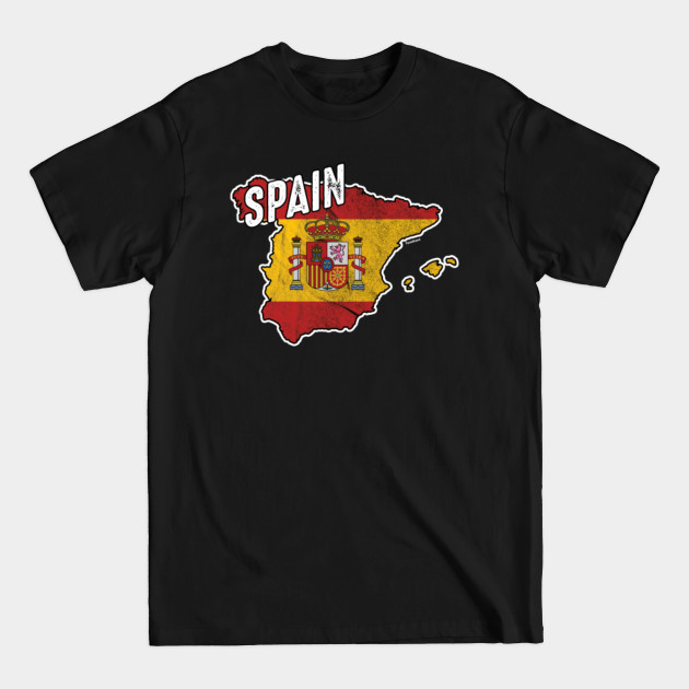 Discover Spain Map - Spain - T-Shirt