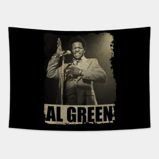 Al Green - RETRO BLACKWHITE Tapestry