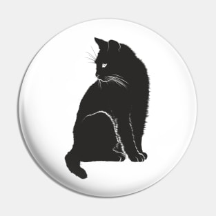 Black Cat Pin