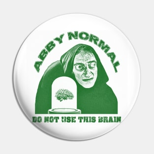 abbynormal #2//green solid style Pin