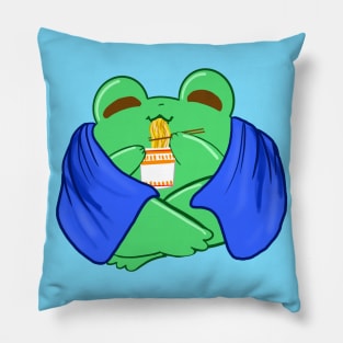 Ramen Frog Pillow