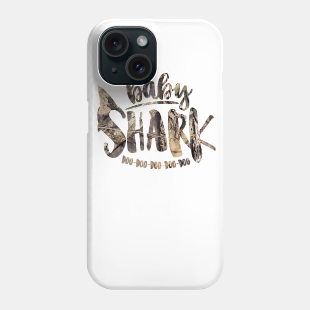 Baby Shark Doo Doo Doo Doo Doo (Camo) Phone Case by hawkadoodledoo