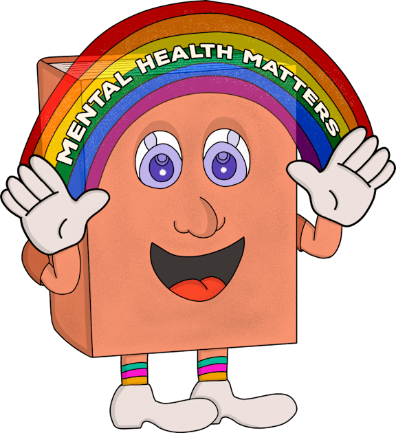 Mental Health Matters Kids T-Shirt by DiegoCarvalho