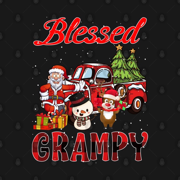 Blessed Grampy Red Plaid Christmas by intelus