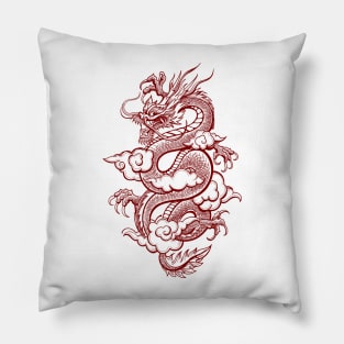 Traditional Chinese Dragon Pillow