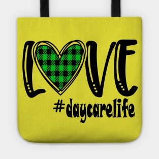 Love Daycare Life (green) Tote