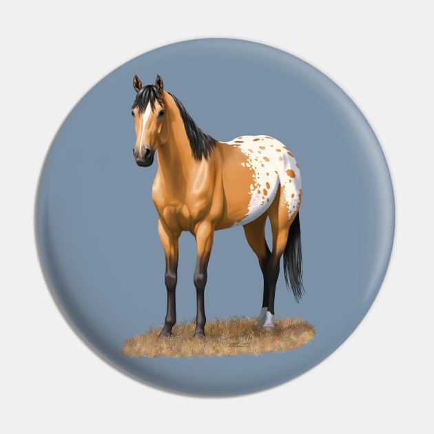 Buckskin Quarter Horse Stallion Dun Appaloosa Pin by csforest