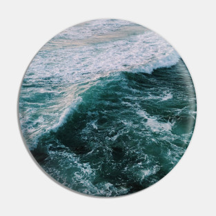 Ocean Pin - Stormy Ocean Waves by AlexandraStr
