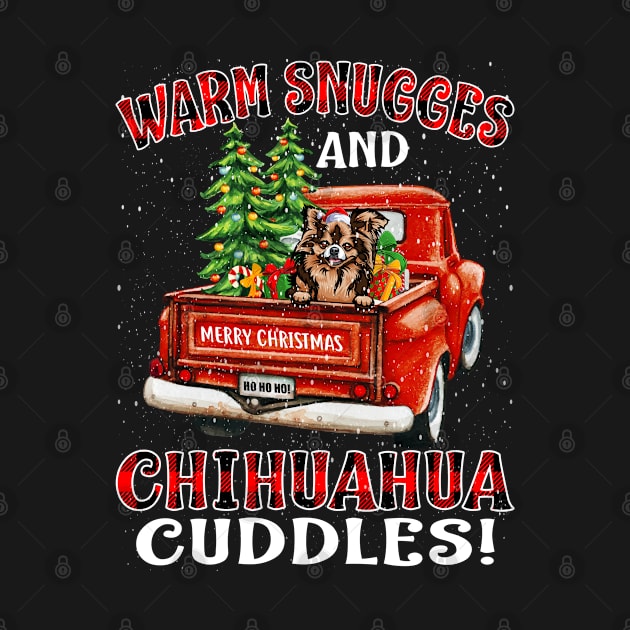 Warm Snuggles And Chihuahua Cuddles Ugly Christmas Sweater by intelus