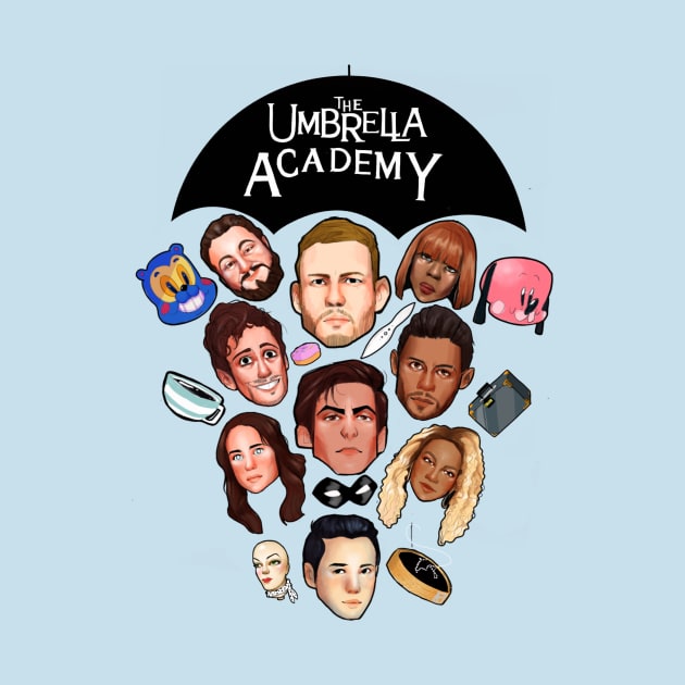 Umbrella Academy by parkinart