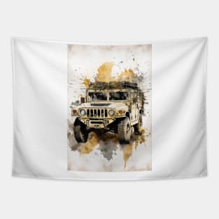 US Military Humvee Tapestry