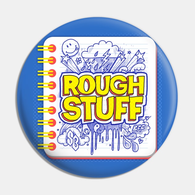 Rough Stuff Logo Pin by The Small Beans Store