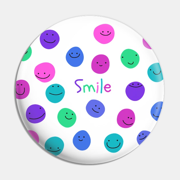 Smile Pin by SanjStudio