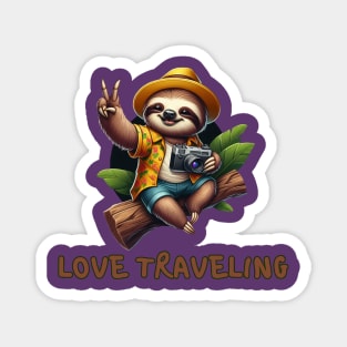 traveling sloth Magnet