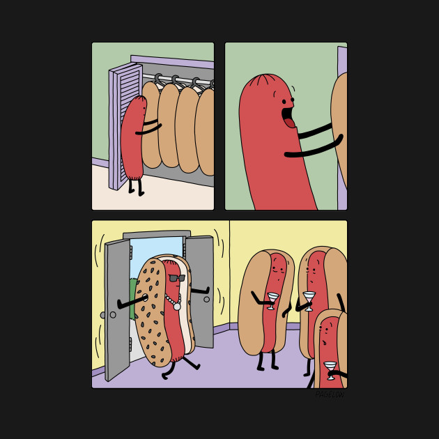 Discover Hot Dog! - Hot Dog - T-Shirt