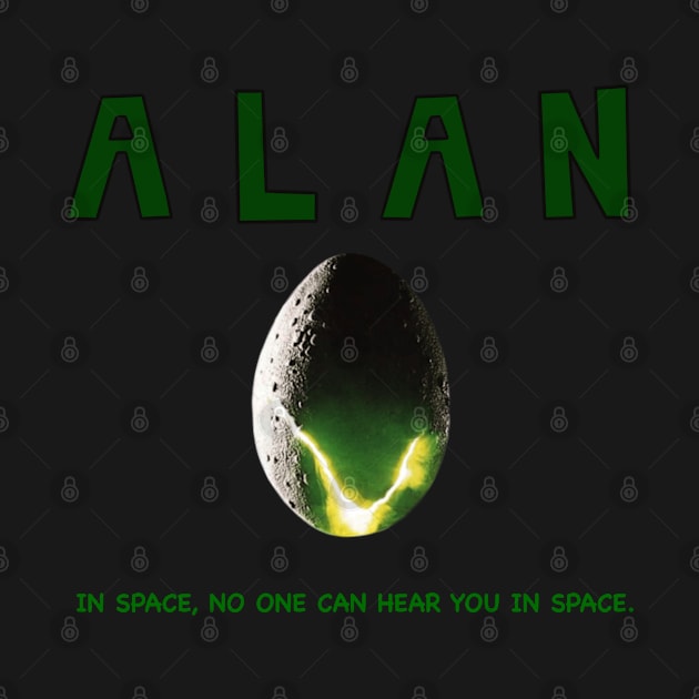 ALAN “alien” in space, no one can hear you in space funny parody by Bingust